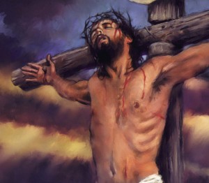 Jesus is crucified