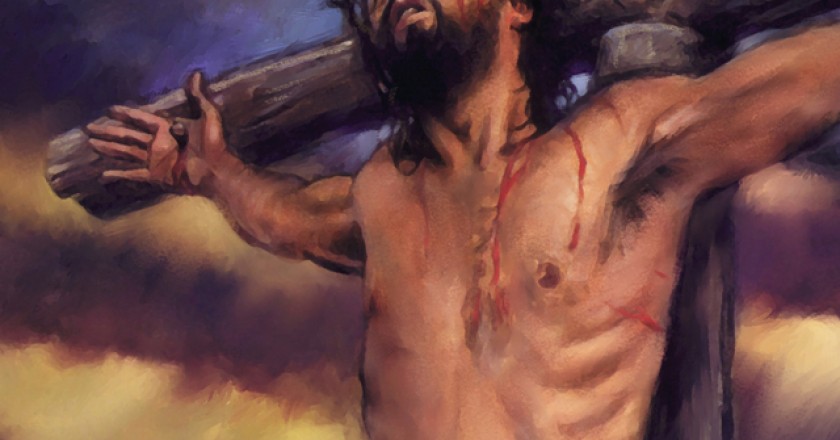 Jesus is crucified